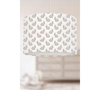 Little Brown Bunny Lampshade Big Little Bedrooms Multi 35cm diameter x 21cm high