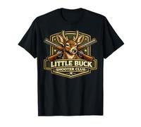 Little Buck Shooter Club Deer Hunting Bowhunter Design T-Shirt