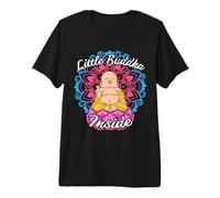 Little Buddha Inside Pregnancy Baby Meditation Mandala Gift Premium T-Shirt