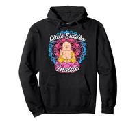 Little Buddha Inside Pregnancy Baby Meditation Mandala Gift Pullover Hoodie