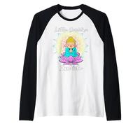 Little Buddha Inside Pregnancy Baby Meditation Mandala Gift Raglan Baseball Tee