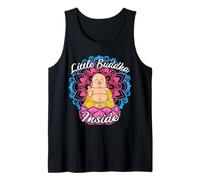Little Buddha Inside Pregnancy Baby Meditation Mandala Gift Tank Top