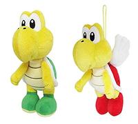 Little Buddy Set of 2 Super Mario All Star 1425 Koopa Troopa & 1590 Koopa Paratroopa Stuffed Plushes
