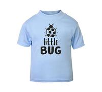 Little Bug (Ladybird) Statement [BBY5] Short Sleeve Cotton Toddler t Shirt, 3-4 Years, Pastel Blue