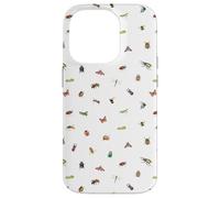 Little Bugs Bug Insects Butterfly Minimalist Collage Case for iPhone 14 Pro