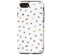 Little Bugs Bug Insects Butterfly Minimalist Collage Case for iPhone SE (2020) / 7/8