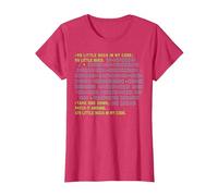 Little Bugs in My Code Coding Programming Software Computer T-Shirt, Women, Red Heather, Medium