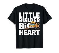 Little Builder Big Heart Kids Construction Truck Identity T-Shirt