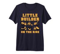 Little Builder on the Rise Cute Construction Kids Premium T-Shirt