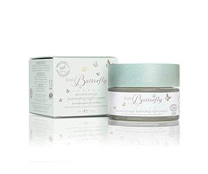 Little Butterfly London Secrets At Starlight Illuminating Night Cream for Mums Repairs and Replenishes with Natural Ingredients 50ml