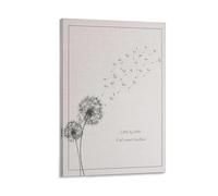 Little By Little It All Comes Together Therapy Office Motivational Wall Art Paintings Canvas Prints Poster Artwork for Living Room Bedroom Bathroom Office Home Decor 16x24inch(40x60cm)