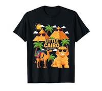 Little Cairo Explorer Cute Egypt Cartoon Travel Souvenir T-Shirt