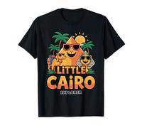 Little Cairo Explorer Egypt Cartoon Adventure Travel T-Shirt