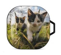 Little Cat on The Grass Headphone Protective Case, Earphone Case For Galaxy Buds Live, Galaxy Buds Pro, Galaxy Buds2, Galaxy Buds 2 Rro Series Headphones