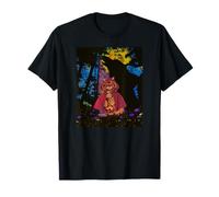 Little Cat with Red Hood Lost in The Woods. Graphic Saying T-Shirt