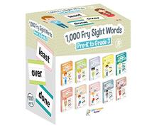 Little Champion Reader 1,000 Sight Fry Dolch Word-List Flashcards in 10-Pack Bundle Set, Pre-K to 3rd Grade, Teaches 1,000 Dolch Fry High-Frequency Sight Words