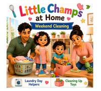 Little Champs at Home: Weekend Cleaning (Book 2): Laundry Day Helpers & Cleaning Up Toys
