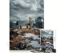 Little Chapel 1000 Piece Puzzle For Teenagers Brain Exercise Snug Cut Home Activity Classic Xmas Gift (50x75cm)