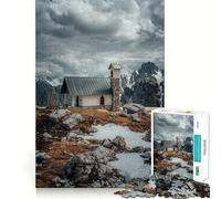 Little Chapel 1000 Piece Puzzle For Teenagers Brain Exercise Snug Cut Home Activity Classic Xmas Gift (50x75cm)