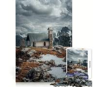 Little Chapel Adult Jigsaw Puzzle1000 Pieces Brain Exercise Accurate Cut Home Activity Festive Gift (38x26cm)