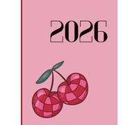 Little Cherries - 2026 Daily Journal | Glossy Cover | 210 pages: A Sweet Space for Your Thoughts, Plans & Reflections