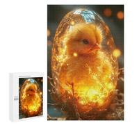 Little Chick Egg Rebirth - Wooden Brain Teaser for Adults, 1000 PCS, Year-End Present - for Quiet Evenings And Focused Play