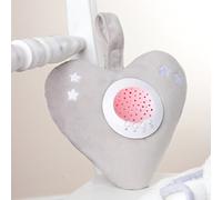 Little Chick London Night Time Light Projector, Grey