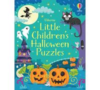 Little Children's Halloween Puzzles (Little Children's Puzzles): A Halloween Book for Kids