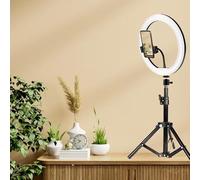 LITTLE CLASSIC 10" LED Ring Light with Tripod Stand & Phone Holder - Dimmable Pro Studio Lighting with 3 Modes - Desktop Glow Kit for Vlogging, Streaming, TikTok, Zoom & Photography (Creator Edition)