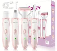 LITTLE CLASSIC 4-in-1 Electric Razor for Women, USB Rechargeable Wet & Dry Lady Shaver, Painless Face, Nose, Leg & Bikini Trimmer, Professional Waterproof Grooming Kit for Smooth Skin