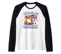 Little Coquí Big Pride Puerto Rican Day Parade Raglan Baseball Tee