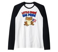 Little Coquí Big Pride Puerto Rican Day Parade Raglan Baseball Tee