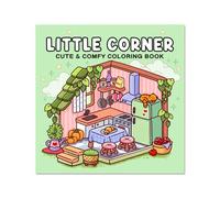 Little Corner Coloring Book - 40+ Creative Pages for Adults & Teens | Relax with Bobbie Goods Cozy Spaces Coloring (2Pcs)