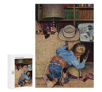 Little Cowboy - Adult Tabletop Puzzle, 300 PCS, Year-End Present - to Assemble, Frame And Display