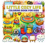 Little Cozy Life: A Bold and Easy Coloring Book for Toddlers and Kids. Simple & Cute Designs with Thick Lines for Creative Fun