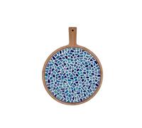 Little Creations DIY Kit Mosaic Round Serving Board Blauw Mix