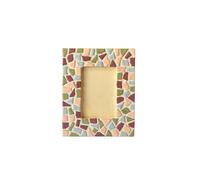 Little Creations DIY Mosaic Picture Frame, Pastel, 20 x 16 cm, DIY Wooden Picture Frame, Design Your Own Photo Frame, Mosaic Craft Set, DIY Picture Frame Set