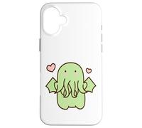 Little Cthulhu Cute Necronomicon Baby Cthulhu Case for iPhone 16 Plus