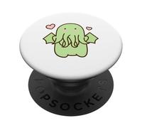 Little Cthulhu Cute Necronomicon Baby Cthulhu PopSockets Adhesive PopGrip