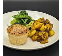 Little & Cull Vegan Spiced Cauliflower Spinach & Lentil Mini Pie 80g 72 x 80g