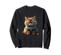 Little Cute and Evil Cat Evil Eye Funny Animal Sweatshirt