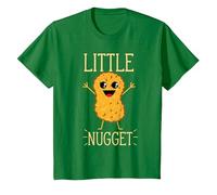 Little Cute Nugget Fun Nickname Chicken Nuggets Lover T-Shirt, Youth, Kelly Green, Medium