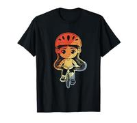 Little Cycling Girl Vintage T-Shirt