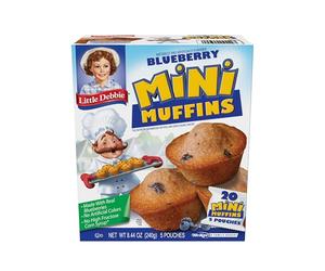 Little Debbie 20 Piece Blueberry Mini Muffins, 5 Count