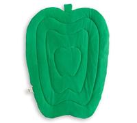 Little Dedi Baby Play Mat, Cotton Changing Mat with Flow Filling - Oeko-Tex 100 Class 1 Certified, Lightweight and Soft, Padded, 67 x 93 cm, Green Apple