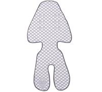 Little Dedi Cooling Pram Cushion with Iceberg 4D Fabric and Temperature Regulation - Oeko-Tex 100 Class 1 for 0-5 Years (Grey)