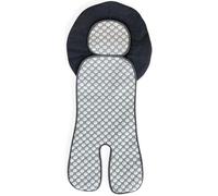 Little Dedi Iceberg Innovative Car Seat Cover, Baby Essentials, Iceberg 4D Fabric with Cooling Effect, Removable Headrest, Quick Drying, Suitable for Most Seatbelt Systems (Grey)