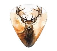 Little Deer Forest Printed guitar picks - three thicknesses: thin, medium and thick, suitable for electric guitar, bass and ukulele.