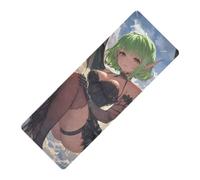 Little Devil Anime Girl printed yoga mat set Thick 1 mm For floor non slip, with yoga mat bag tapete para ejercicio 71x26 inches