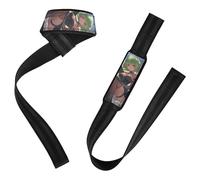 Little Devil Anime Girl Weight Lifting Straps Anti Slip Working Out Gym Accessories for Weightlifting, Deadlifting, Exercise, Strength Training